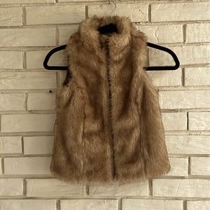 Zara Girls Faux Fur Vest